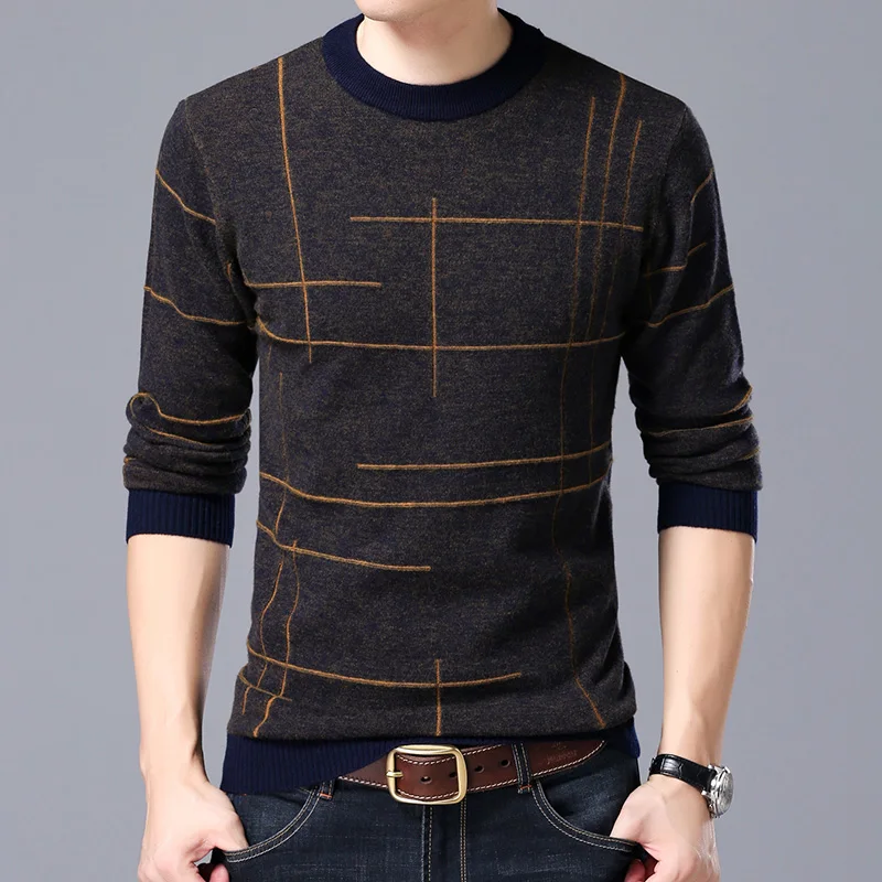 TS brand winter round neck striped sweater male sweater male fashion thickened sweater casual men's knit shirt tide
TS brand winter round neck striped sweater male sweater male fashion thickened sweater casual men's knit shirt tide