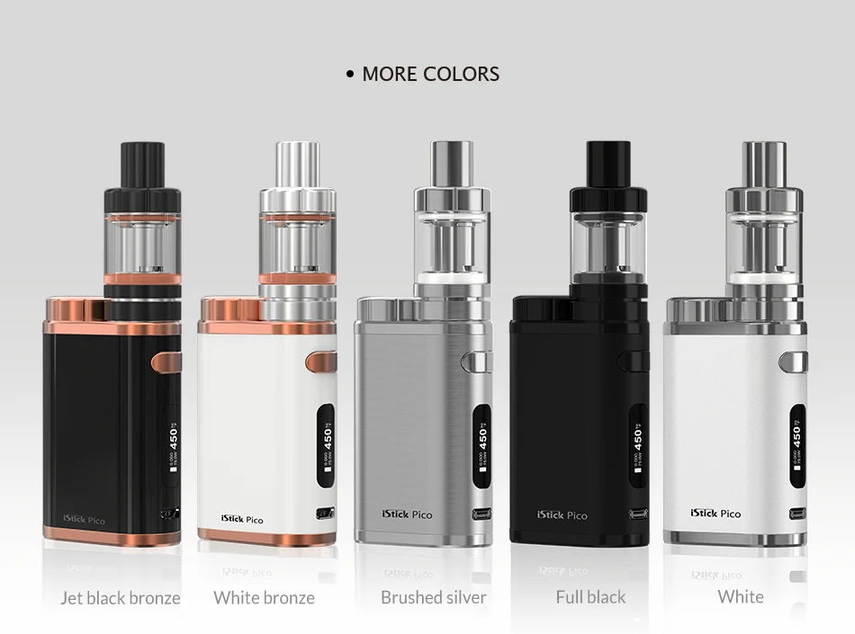 Warehouse Original Eleaf iStick Pico Kit with MELO III Mini Atomizer 1-75W 2ml Or 4ml Melo 3 tank Vape EC Head E-Cigarette