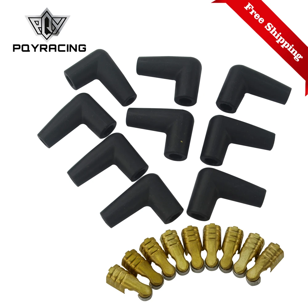 Free Shipping 9 pcs / set HEI style distributor caps Spark Plug Wire Male Rubber Boots Terminals Ends Connector set PQY-SSC03
Free Shipping 9 pcs / set HEI style distributor caps Spark Plug Wire Male Rubber Boots Terminals Ends Connector set PQY-SSC03