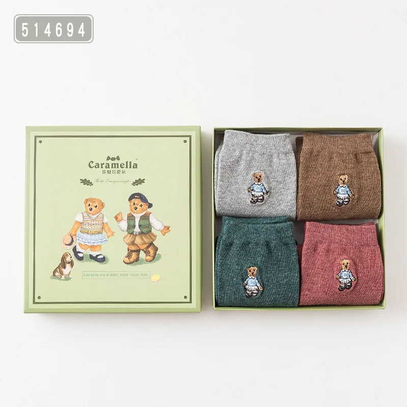 4Pairs/Lot Women Brand Cartoon Cotton Long Socks Harajuku Female Cute Unisex Hipster Fashion Animal Jacquard Bear Ankle Socks
4Pairs/Lot Women Brand Cartoon Cotton Long Socks Harajuku Female Cute Unisex Hipster Fashion Animal Jacquard Bear Ankle Socks