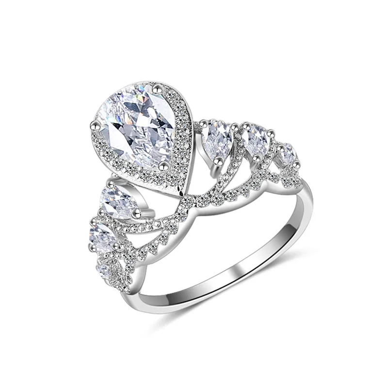 New fashion high-quality luxury super flash crystal crown ring female princess engagement ring jewelry gift
New fashion high-quality luxury super flash crystal crown ring female princess engagement ring jewelry gift
