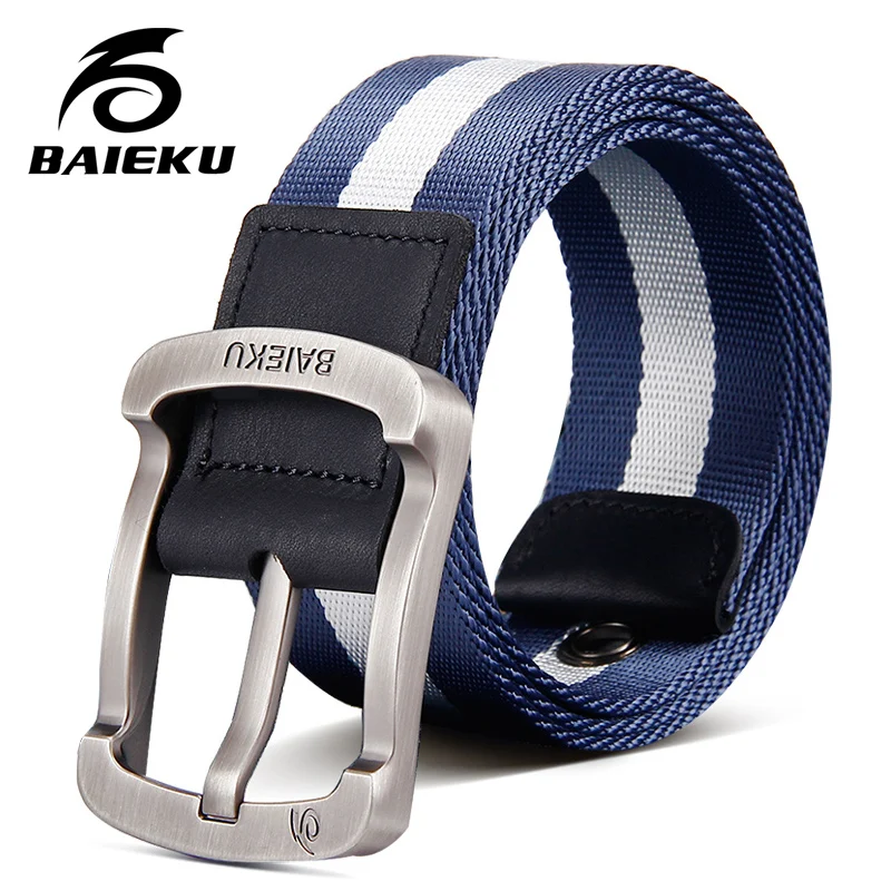 BAIEKU Nylon belts for men's pants tactical canvas belt for young people Summer refreshing and comfortable accessories
BAIEKU Nylon belts for men's pants tactical canvas belt for young people Summer refreshing and comfortable accessories