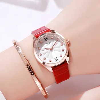 Simple Fashion Lady Leather Quartz Watch Diamond Women Wrist Watch Leisure Student Dress Watch Horloges Relogio Feminino Klok
Simple Fashion Lady Leather Quartz Watch Diamond Women Wrist Watch Leisure Student Dress Watch Horloges Relogio Feminino Klok