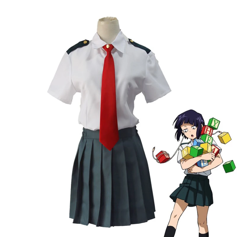 Boku no Hero Academia Summer Women School Uniform Shirt Skirt Tie My Hero Academia OCHACO URARAKA Jiro Kyoka Cosplay Costume
Boku no Hero Academia Summer Women School Uniform Shirt Skirt Tie My Hero Academia OCHACO URARAKA Jiro Kyoka Cosplay Costume
