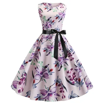 Vintage Summer Dress Women 2019 Casual Plus Size Elegant Party Dress Female Sexy Sleeveless Floral Print A line Midi Dresses
Vintage Summer Dress Women 2019 Casual Plus Size Elegant Party Dress Female Sexy Sleeveless Floral Print A line Midi Dresses
