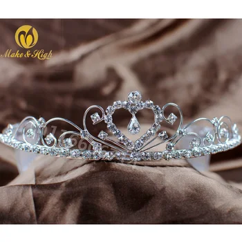 Lovely Heart Tiara Diadem Rhinestone Crystal Brides Headband with Hair Combs Girl Crown Wedding Bridal Fashion Jewelry
Lovely Heart Tiara Diadem Rhinestone Crystal Brides Headband with Hair Combs Girl Crown Wedding Bridal Fashion Jewelry