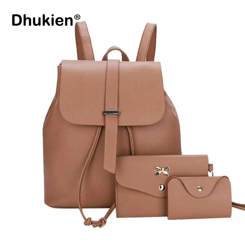 3pcs/set Women Backpack 2018 Female School Bags for Teenage Girls Black PU Leather Backpacks Shoulder Bag Purse Composite Bags
3pcs/set Women Backpack 2018 Female School Bags for Teenage Girls Black PU Leather Backpacks Shoulder Bag Purse Composite Bags