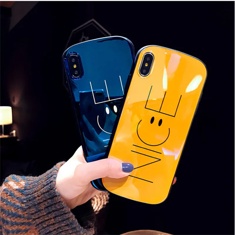 Protector Luxury Soft Back Phone Case for iPhone 6 7 8 Plus Silicon TPU Cases For iPhone XR XS Max Letter 'Nice' Back Cover Capa
Protector Luxury Soft Back Phone Case for iPhone 6 7 8 Plus Silicon TPU Cases For iPhone XR XS Max Letter 'Nice' Back Cover Capa
