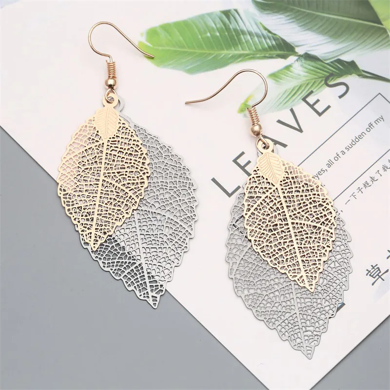 Hesiod Vintage Leaves Drop Earrings Luxury Boho Alloy Leaf Dangle Earrings Hollow Out Earrings For Women Fashion Jewelry
Hesiod Vintage Leaves Drop Earrings Luxury Boho Alloy Leaf Dangle Earrings Hollow Out Earrings For Women Fashion Jewelry