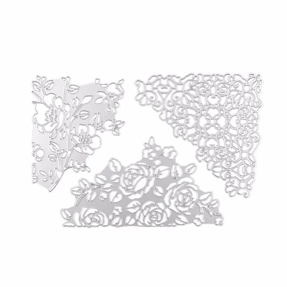 Metal Dies Cutting 3Pcs Corner Flower Set Dies Dcorative Embossing Scrapbooking Craft Dies Cuts Stamp Paper Card Stencil
Metal Dies Cutting 3Pcs Corner Flower Set Dies Dcorative Embossing Scrapbooking Craft Dies Cuts Stamp Paper Card Stencil