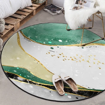 Nordic Marble Round Carpets Rug Kids Playing Tent Area Rugs Bedroom Living Room Coffee Table Tapete Crawling Non-Silp Floor Mats
Nordic Marble Round Carpets Rug Kids Playing Tent Area Rugs Bedroom Living Room Coffee Table Tapete Crawling Non-Silp Floor Mats