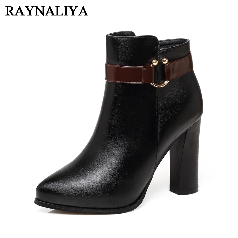 Pointed Toe Women Ankle Boots Autumn Spring Buckle Fashion High Heels Short Motorcycle Boots Ladies Thick Heels Shoes CH-B0007
Pointed Toe Women Ankle Boots Autumn Spring Buckle Fashion High Heels Short Motorcycle Boots Ladies Thick Heels Shoes CH-B0007