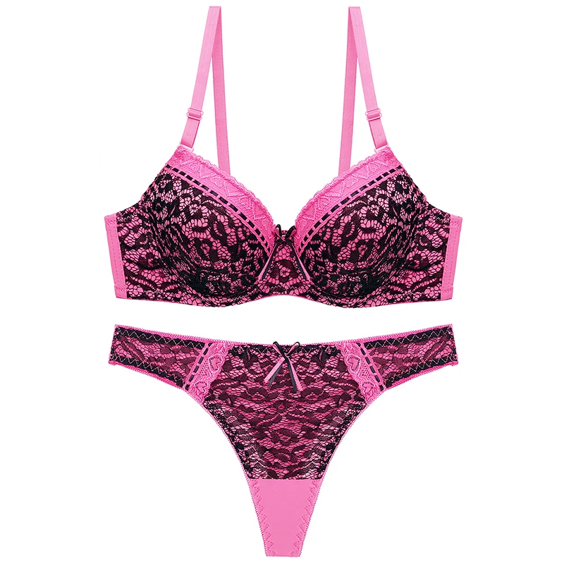 DKERT Women Bra Set Push Up Underwear Sets Sexy Lace Bra Thong String Sets Bra and Panty B C Cup Lingerie Brassiere
DKERT Women Bra Set Push Up Underwear Sets Sexy Lace Bra Thong String Sets Bra and Panty B C Cup Lingerie Brassiere