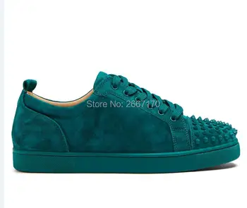 Mens Green Gray Black Sneakers Suede Leather Casual Shoes Rivets Studded Flats Rubber Sole Shoes Men Sneakers
Mens Green Gray Black Sneakers Suede Leather Casual Shoes Rivets Studded Flats Rubber Sole Shoes Men Sneakers