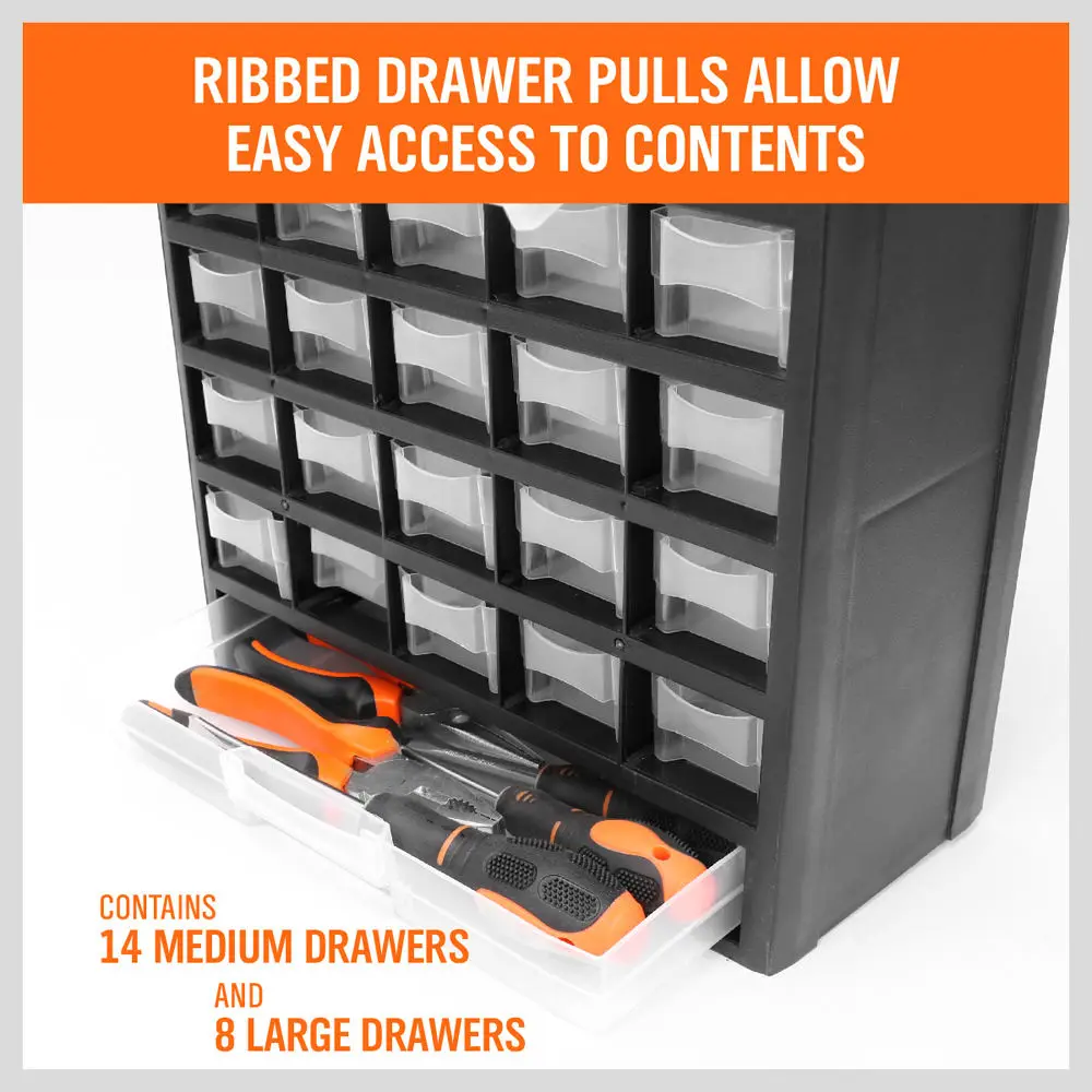 New 82 Drawers Storage Cabinet Tool Box Chest Case Plastic