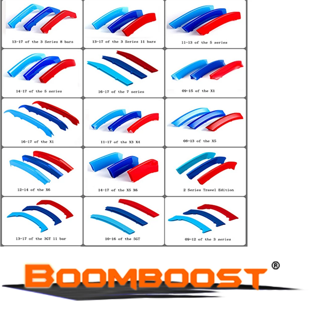 Dedicated to the FOR BMW Front Grill3pcs/set 3D M Trim Strips grill Cover stickers For BWM 5Series/3 Series/X5
Dedicated to the FOR BMW Front Grill3pcs/set 3D M Trim Strips grill Cover stickers For BWM 5Series/3 Series/X5