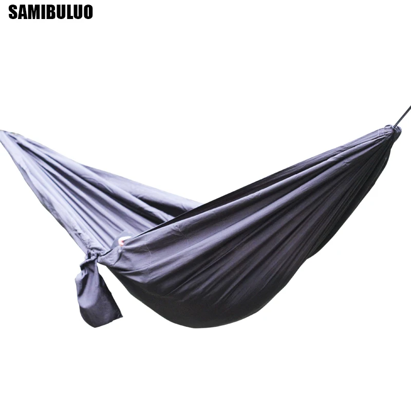 SAMIBULUO Portable Ultralight Double Hammock For 2 Person Sleeping Bed Outdoor Camping Swing
SAMIBULUO Portable Ultralight Double Hammock For 2 Person Sleeping Bed Outdoor Camping Swing