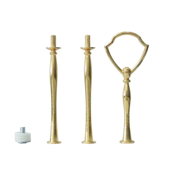 3-Tier Wedding Cake Cup Cake Stand Holder, Party Desert Fruit Plate Fitting Hardware Rod Center Holder Gold
3-Tier Wedding Cake Cup Cake Stand Holder, Party Desert Fruit Plate Fitting Hardware Rod Center Holder Gold