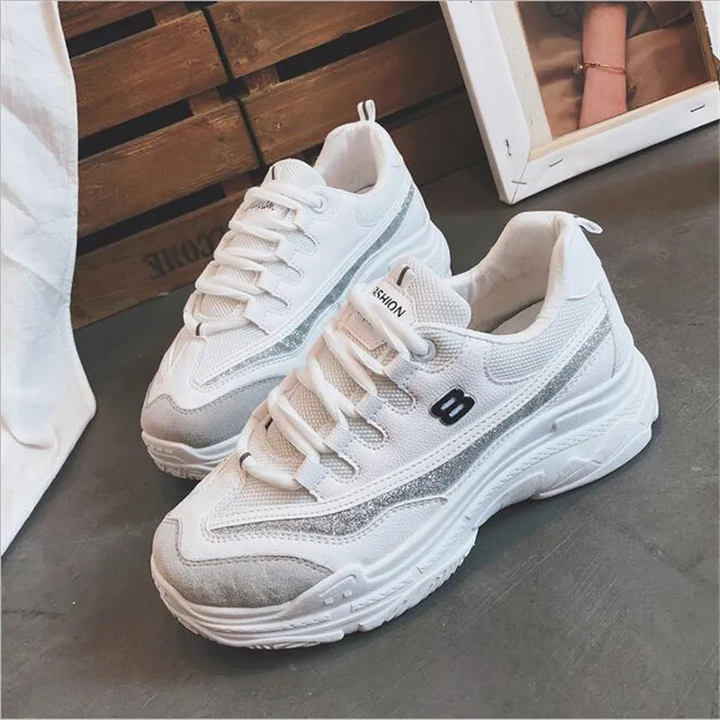 2018 Women Vulcanized Shoes Sneakers Ladies Lace Up Casual Shoes Breathable Walking Mesh Flat Shoes tenis feminino Size35-43
2018 Women Vulcanized Shoes Sneakers Ladies Lace Up Casual Shoes Breathable Walking Mesh Flat Shoes tenis feminino Size35-43