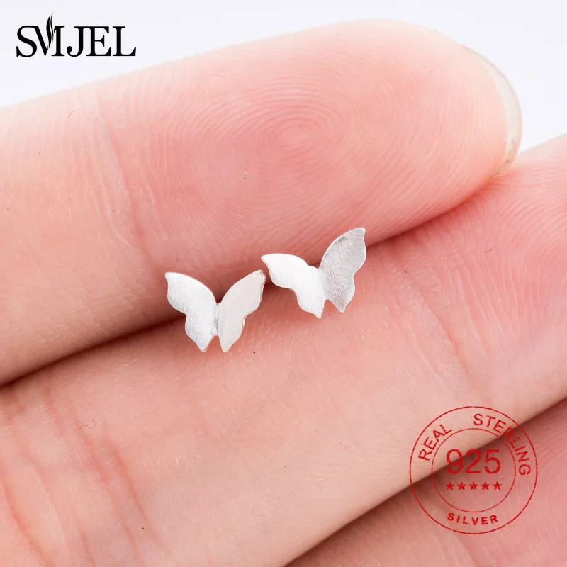 SMJEL 925 Sterling Silver Dainty Butterfly Stud Earrings Women Party Gift Romantic Animal Butterfly Baby Earings fashion Jewelry
SMJEL 925 Sterling Silver Dainty Butterfly Stud Earrings Women Party Gift Romantic Animal Butterfly Baby Earings fashion Jewelry