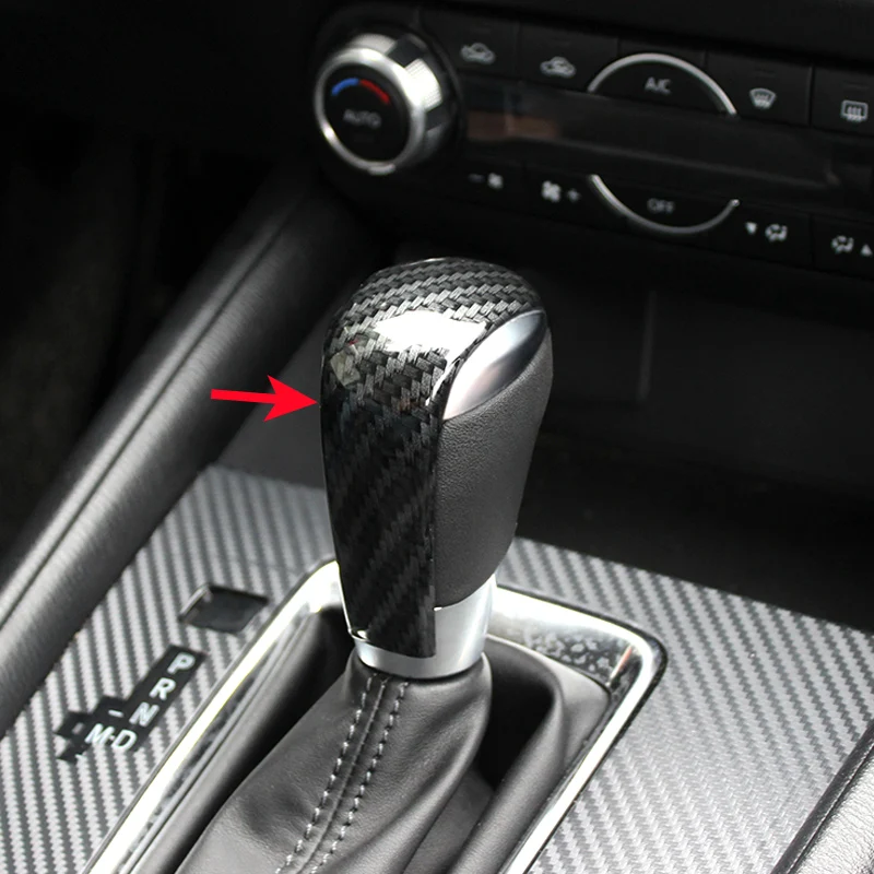Gear Shift Knob Lever Trims For Mazda CX-5 AT 2017-2019 CX5 KF Carbon Fiber Interior Decoration Accessories
Gear Shift Knob Lever Trims For Mazda CX-5 AT 2017-2019 CX5 KF Carbon Fiber Interior Decoration Accessories