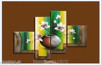 Hand Painted Abstract Yellow Green Flower Oil Painting On Canvas 4 Pcs Sets Home Modern Wall Art Decoration For Living Room Sale
Hand Painted Abstract Yellow Green Flower Oil Painting On Canvas 4 Pcs Sets Home Modern Wall Art Decoration For Living Room Sale