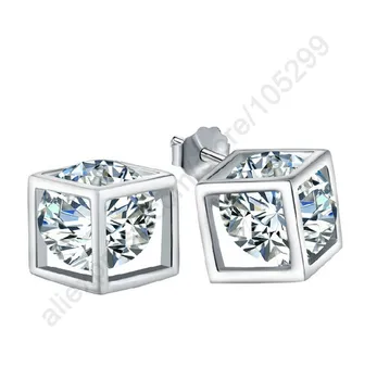 New Arrivals Accessories Cubic Happiness Box 925 Sterling Silver Cubic Zircon CZ Stone Stud Earring Jewellery Amazing
New Arrivals Accessories Cubic Happiness Box 925 Sterling Silver Cubic Zircon CZ Stone Stud Earring Jewellery Amazing