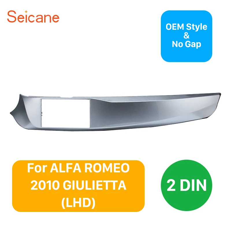 Seicane 2DIN Frame Car Stereo Fascia for2010-2016 ALFA ROMEO GIULIETTA Left Hand drive Stereo Installation Trim Panel Frame Kit
Seicane 2DIN Frame Car Stereo Fascia for2010-2016 ALFA ROMEO GIULIETTA Left Hand drive Stereo Installation Trim Panel Frame Kit