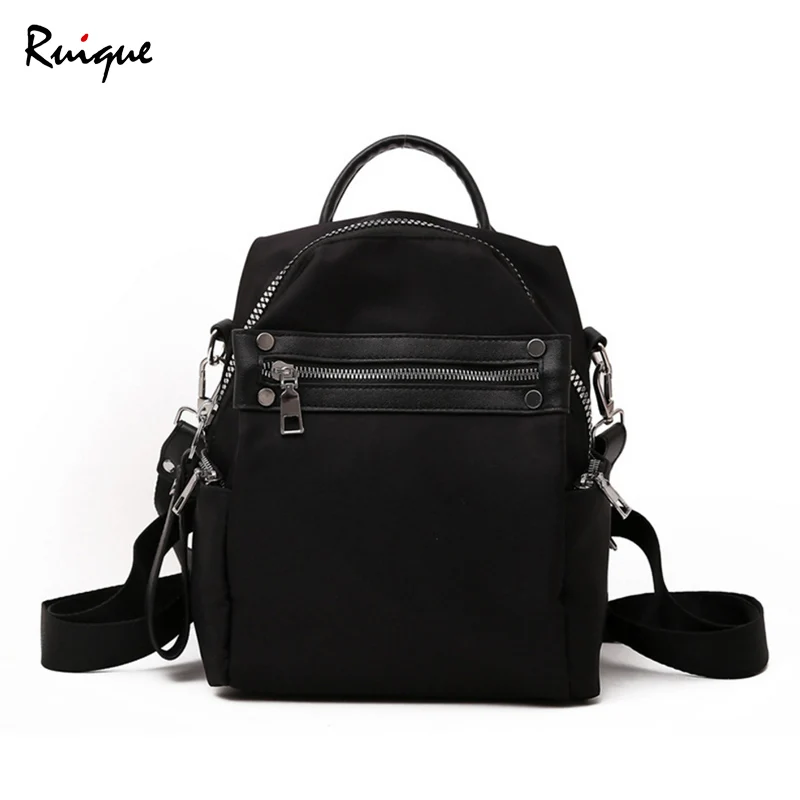 Ruique Fashion Ladies Luxury Nylon Backpack Girls Simple Casual Pure Color Travel Bag Women High Quality England Style Backpacks
Ruique Fashion Ladies Luxury Nylon Backpack Girls Simple Casual Pure Color Travel Bag Women High Quality England Style Backpacks