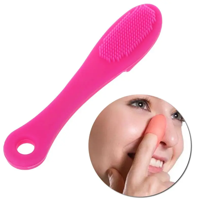 Nose Pore Cleaner Makeup Facial Skin Massage Cleanser Blackhead Acne Finger Size Brush Silicone Cutin Remover
Nose Pore Cleaner Makeup Facial Skin Massage Cleanser Blackhead Acne Finger Size Brush Silicone Cutin Remover