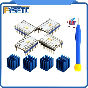 4pcs StepStick TMC2100 Stepper Motor Driver Ultra-silent Excellent Stability Protection Superior Performance 3D Printer Part
4pcs StepStick TMC2100 Stepper Motor Driver Ultra-silent Excellent Stability Protection Superior Performance 3D Printer Part