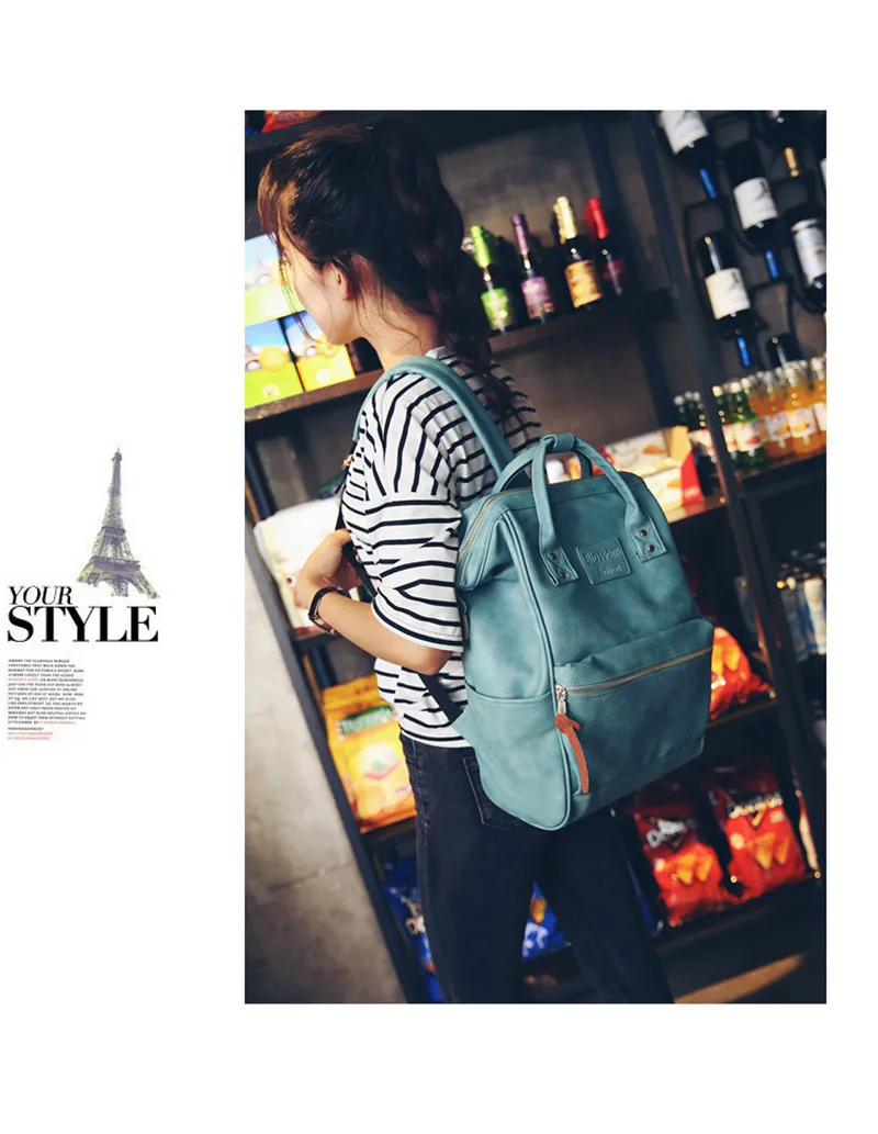 Fashion Multifunction women backpack fashion youth korean style shoulder bag laptop backpack schoolbags for teenager girls boys 35