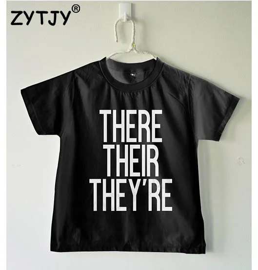 There Their They're Letters Print Kids tshirt Boy Girl shirt Children Toddler Clothes Funny Top Tees Z-55
There Their They're Letters Print Kids tshirt Boy Girl shirt Children Toddler Clothes Funny Top Tees Z-55