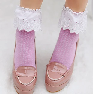 Princess Sweet lolita Socks vintage socks small fresh lace decoration cutout ruffle female socks 100% cotton sock 3color KCW018
Princess Sweet lolita Socks vintage socks small fresh lace decoration cutout ruffle female socks 100% cotton sock 3color KCW018