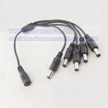 5 Channel Power Cable Splitter For Secuirty System Camera DC 1 Female to 5 Male for CCTV Camera ,10pcs , Free shipping
5 Channel Power Cable Splitter For Secuirty System Camera DC 1 Female to 5 Male for CCTV Camera ,10pcs , Free shipping