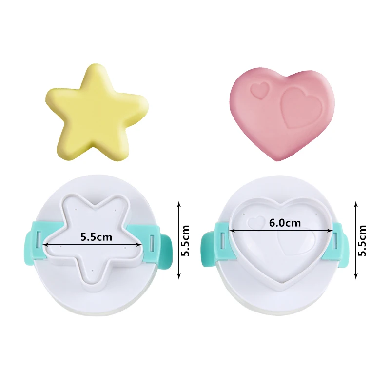 Free Shipping Plastic Fondant Chocolate Eggs Star Heart Shape Multifunction Pressing Rice Roll Molds Set HB0310A
Free Shipping Plastic Fondant Chocolate Eggs Star Heart Shape Multifunction Pressing Rice Roll Molds Set HB0310A