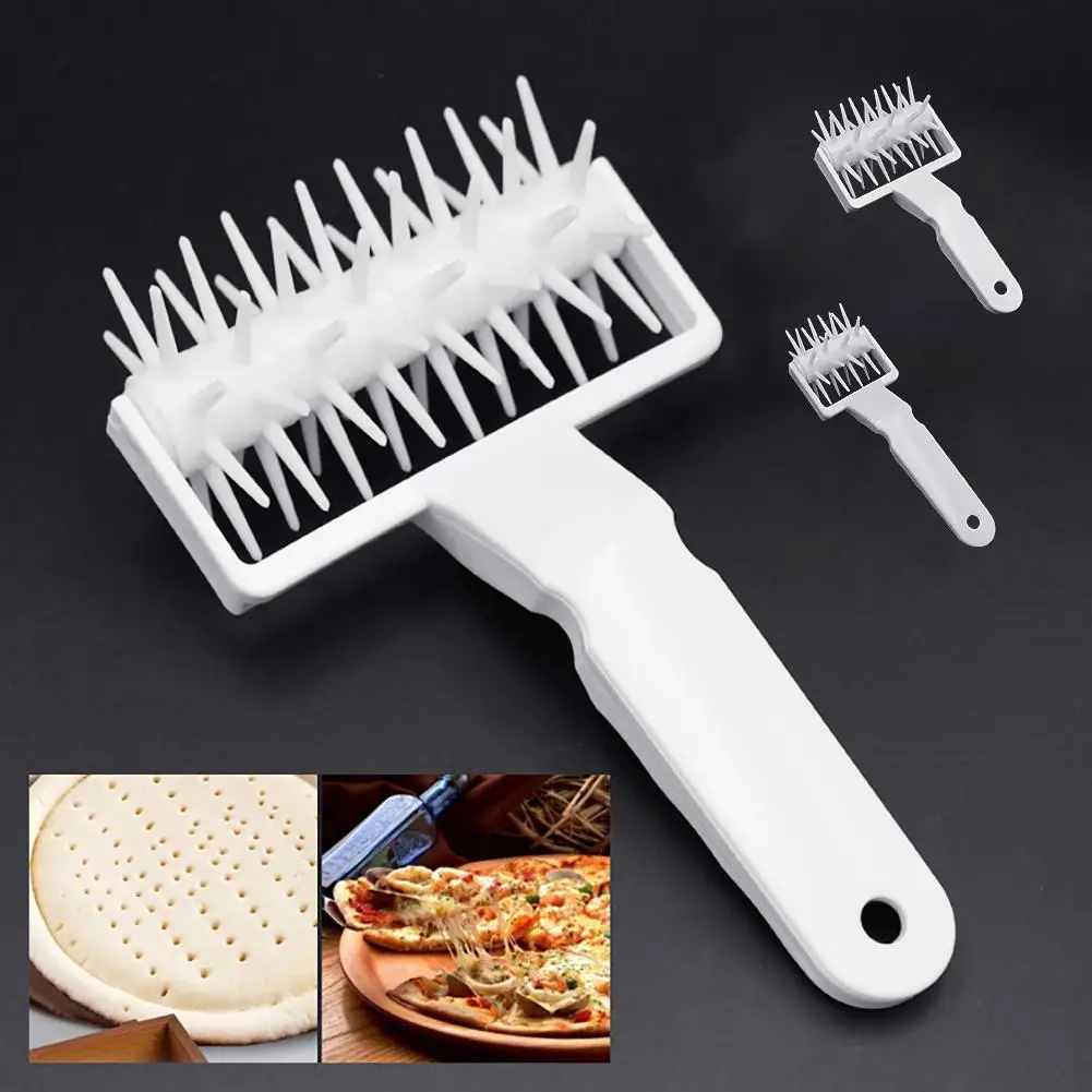 New Arrival Plastic Pastry Pizza Cookies Dough Roller Needle Wheels Roller Pastry Pie Needle Bread Hole Punch DIY Baking Tool
New Arrival Plastic Pastry Pizza Cookies Dough Roller Needle Wheels Roller Pastry Pie Needle Bread Hole Punch DIY Baking Tool