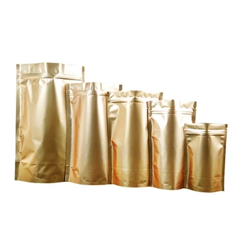 14*20cm 100Pcs/ Lot Tea Candy Stand Up Golden Aluminum Foil Storage Bags Coffee Doypack Heat Seal Mylar Ziplock Package Pouch
14*20cm 100Pcs/ Lot Tea Candy Stand Up Golden Aluminum Foil Storage Bags Coffee Doypack Heat Seal Mylar Ziplock Package Pouch