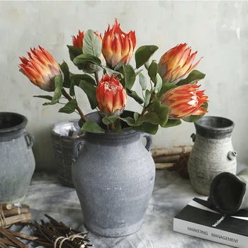 1 piece artificial flower Emperor flower high quality European style wedding decoration for home garden hotel decor 65cm
1 piece artificial flower Emperor flower high quality European style wedding decoration for home garden hotel decor 65cm