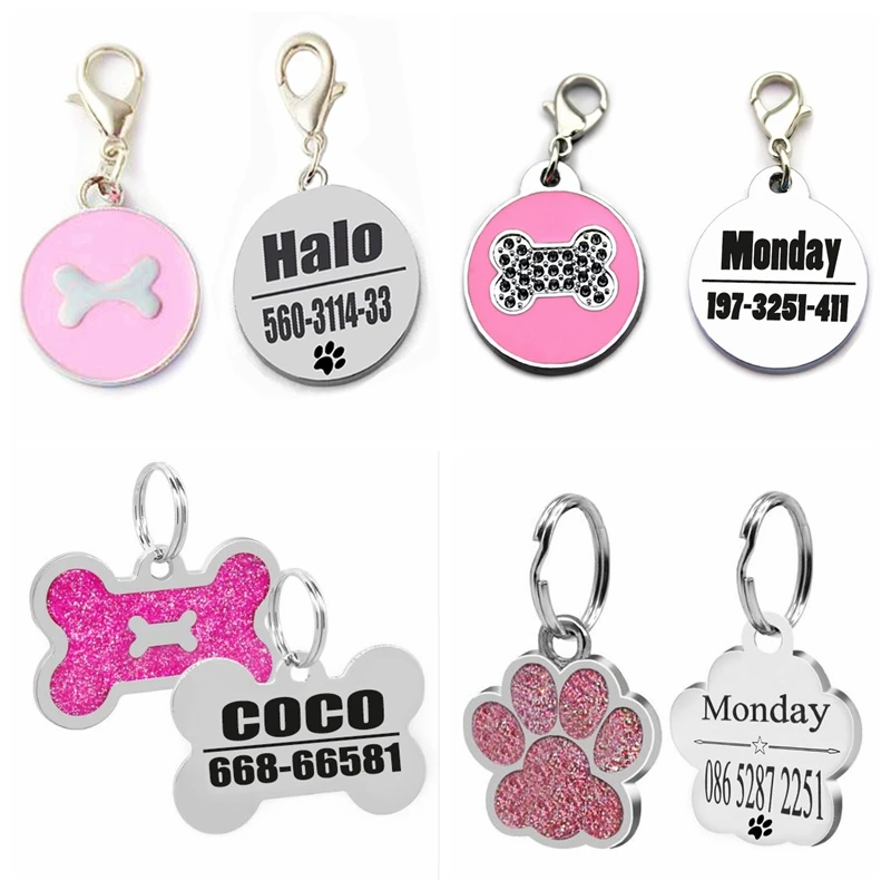 Anti-lost Dog ID Tag Engraved Pet Cat Tags Name and Phone Number Dog ID Tags Dog Collar Accessories Free Engraving
Anti-lost Dog ID Tag Engraved Pet Cat Tags Name and Phone Number Dog ID Tags Dog Collar Accessories Free Engraving