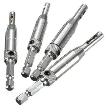 Professional 4 Pcs Self Centering Hinge Drills Bit Set HSS Wood Hole Saw Hardware Tools for Installation of Door Hinge ALI88
Professional 4 Pcs Self Centering Hinge Drills Bit Set HSS Wood Hole Saw Hardware Tools for Installation of Door Hinge ALI88