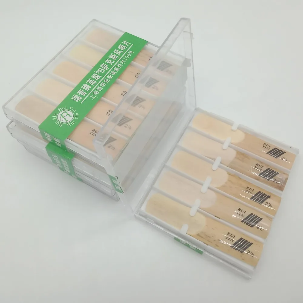 Brand New 10 Pcs Good Quality Tenor Saxophone Reeds Accessories Musical Instruments Sax Tenor Reeds Case Parts Accessories 2.5
Brand New 10 Pcs Good Quality Tenor Saxophone Reeds Accessories Musical Instruments Sax Tenor Reeds Case Parts Accessories 2.5