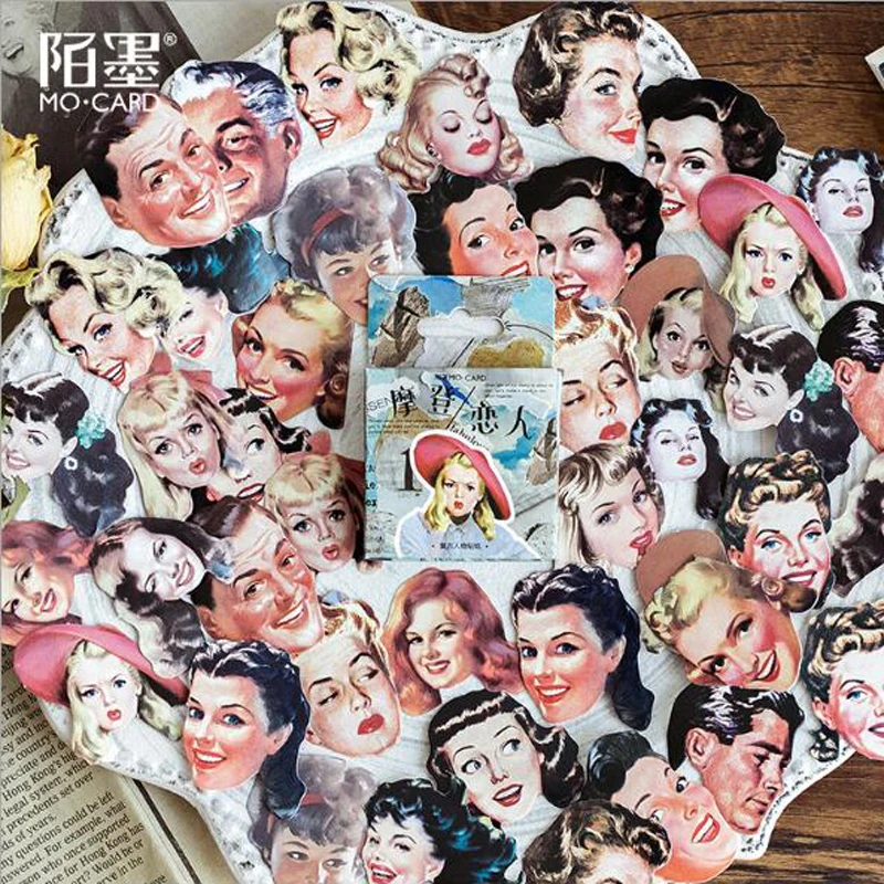 Creative Modern Lovers Vintage Label Diary Stationary Travel Paper Decorative Calendar Stickers Scrapbooking Flakes 46PCS/box
Creative Modern Lovers Vintage Label Diary Stationary Travel Paper Decorative Calendar Stickers Scrapbooking Flakes 46PCS/box