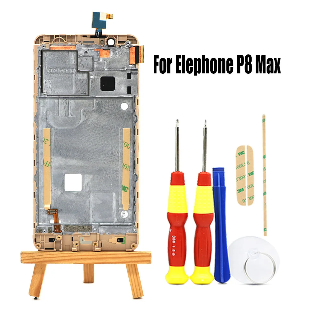 Original 5.5 inch Touch Screen+1920X1080 LCD Display+Frame+fingerprint Assembly Replacement For Elephone P8 Max
Original 5.5 inch Touch Screen+1920X1080 LCD Display+Frame+fingerprint Assembly Replacement For Elephone P8 Max