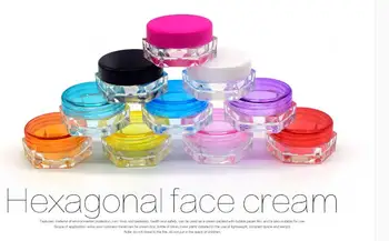 5000pcs Plastic Cosmetic Jars 3g Hexagon Cream Jar Small Empty Sample Containers Pots Nail Art Storage
5000pcs Plastic Cosmetic Jars 3g Hexagon Cream Jar Small Empty Sample Containers Pots Nail Art Storage