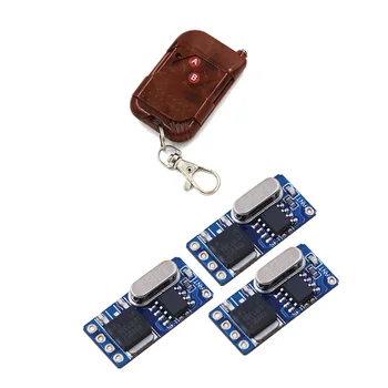 Special Offer DC3.5V-12V Mini Wireless Remote Control Switch System 3pcs Receiver+Peach Transmitter 315/433mhz Top
Special Offer DC3.5V-12V Mini Wireless Remote Control Switch System 3pcs Receiver+Peach Transmitter 315/433mhz Top