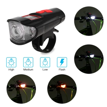 Rechargeable Bicycle Headlight Cycling LED Front Light Bike Head Lamp With Bell Warning Horn Waterproof MTB Light For Bicycle
Rechargeable Bicycle Headlight Cycling LED Front Light Bike Head Lamp With Bell Warning Horn Waterproof MTB Light For Bicycle