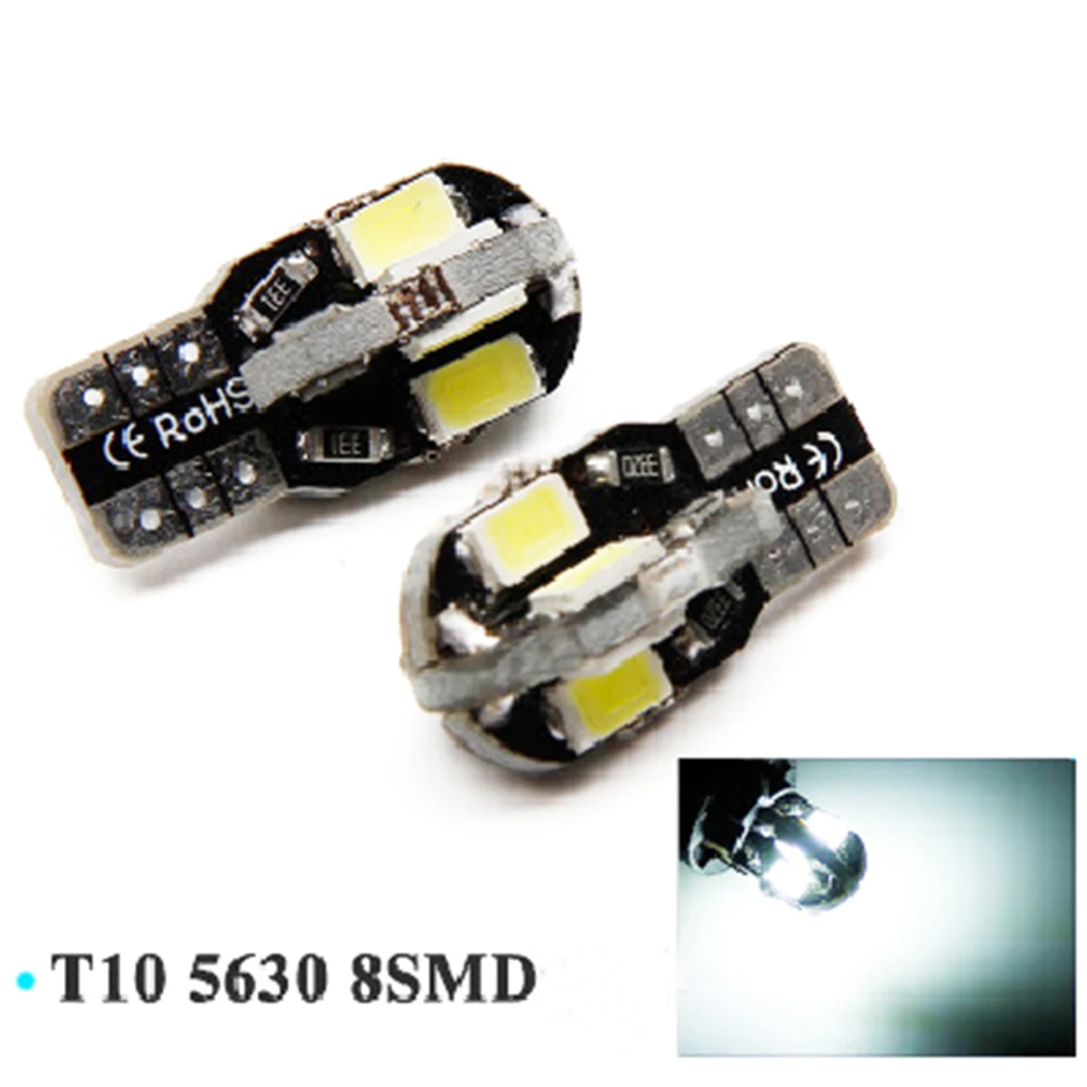 YSY 100X T10 168 192 W5W 8 SMD 5730 LED CANBUS NO OBC ERROR Car Marker Light Reading Lamps 8SMD 5630 LED Motor Bulbs
YSY 100X T10 168 192 W5W 8 SMD 5730 LED CANBUS NO OBC ERROR Car Marker Light Reading Lamps 8SMD 5630 LED Motor Bulbs