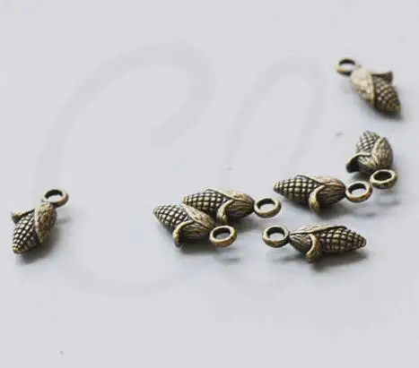 Metal Corn Dangle Charm Pendants Vintage Bronze For Jewelry Fashion Making Bracelet Necklace Crafts Accessories DIY Gifts NEW | Украшения и
