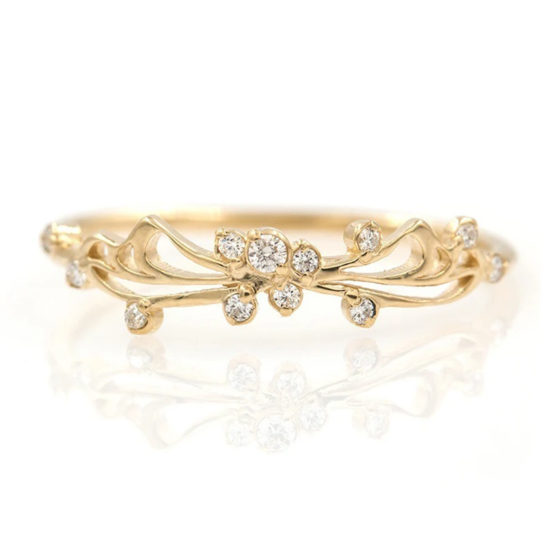 Tisonliz Simple Gold Crystal Rings For Women Girls Promise Wedding Engagement Rings Copper Rhinestones Minimalist Jewelry Gifts
Tisonliz Simple Gold Crystal Rings For Women Girls Promise Wedding Engagement Rings Copper Rhinestones Minimalist Jewelry Gifts